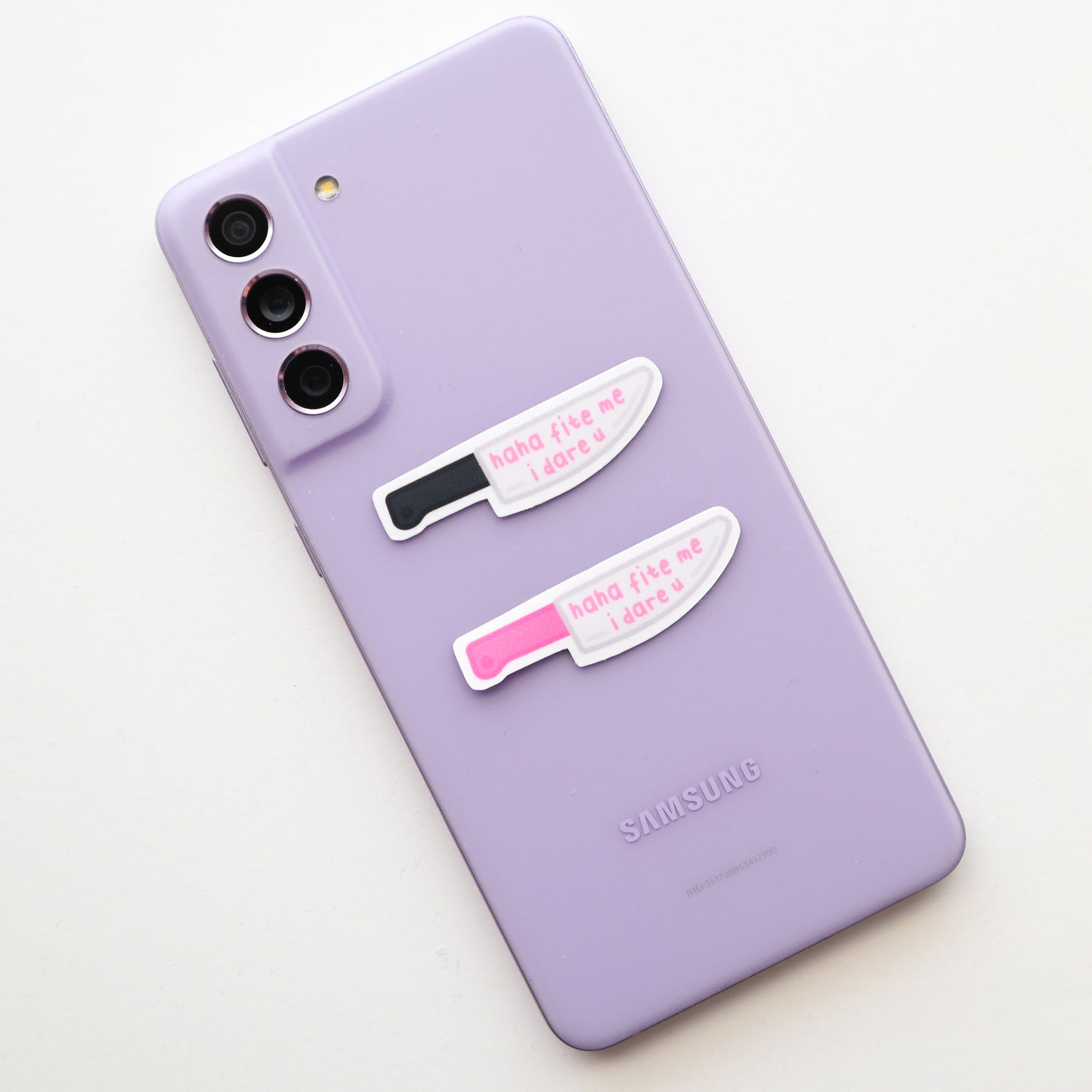 Fite Knife Vinyl Sticker (Pink)