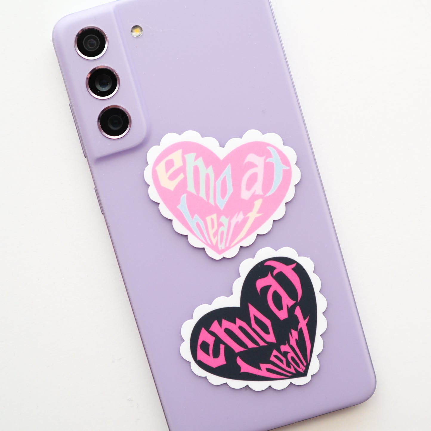 Emo at Heart Vinyl Sticker (Pastel)