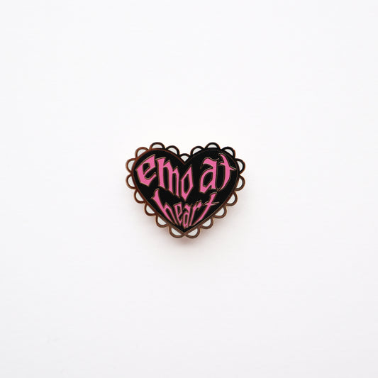 Emo at Heart Pin (Dark)