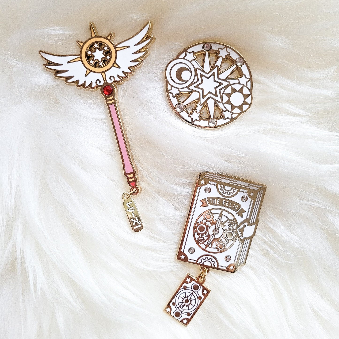 Relic Book Pin | Magical Girl Essentials